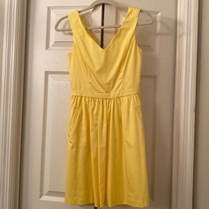 Yellow Zara dress!